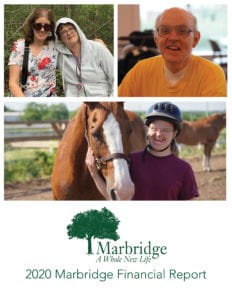 Cover of the 2020 Marbridge Financial Report.