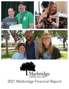 Cover of the 2021 Marbridge Financial Report.