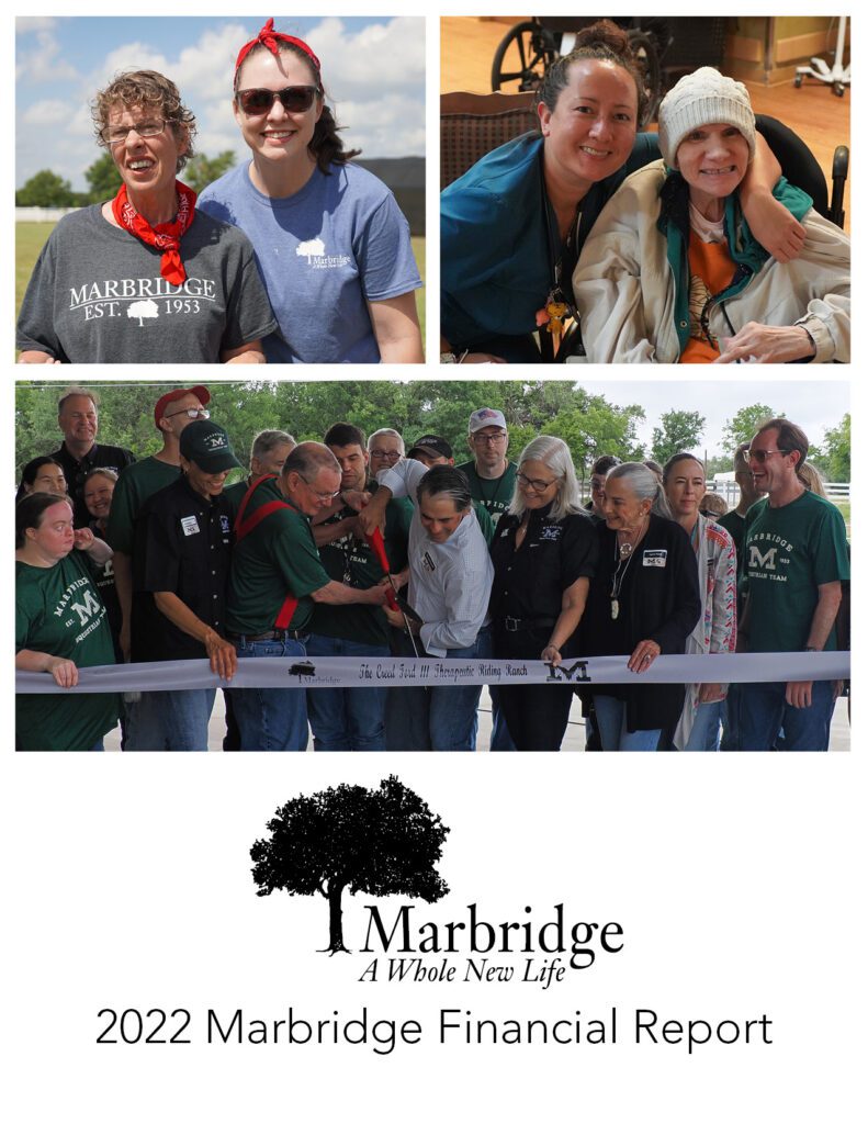 View the Marbridge 2022 Financial Report.