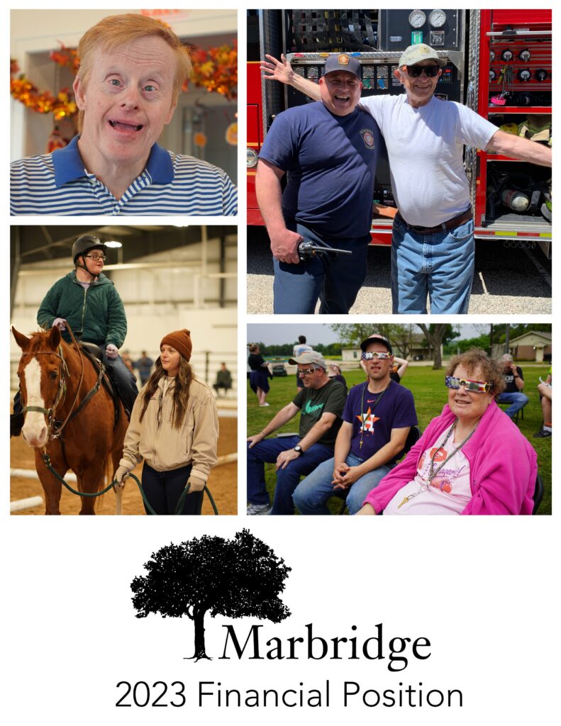 View the Marbridge 2023 Financial Position.
