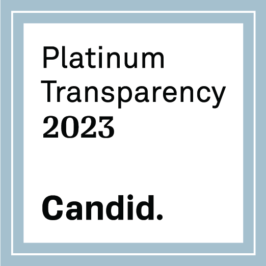 2023 GuideStar Platinum Seal of Transparency.